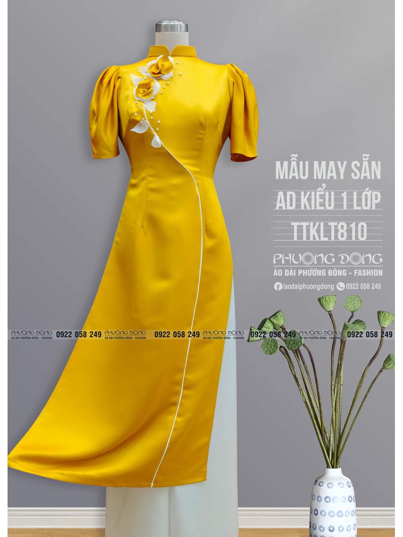 Áo Dài Phom Trẻ Vải Tafta TTKLT810